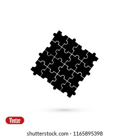 Puzzle icon vector, Vector EPS 10 illustration style