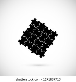 Puzzle icon vector, Vector EPS 10 illustration style
