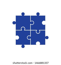 puzzle icon vector flat design