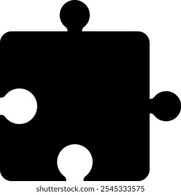 puzzle icon vector, flat design best vector icon