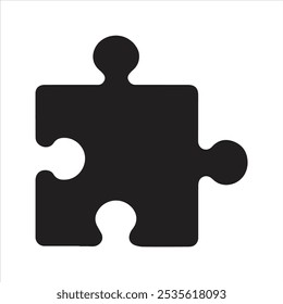 Puzzle icon. Vector and glyph