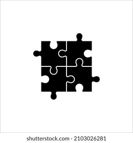 Ilustración gráfica vectorial de icono de rompecabezas. Icono de rompecabezas para diseño de sitios web, logotipo, aplicación y ui. Archivo vector. EPS 10.