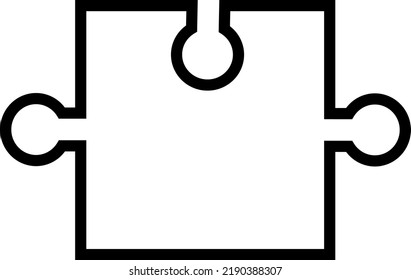 Icono de rompecabezas de puzzle