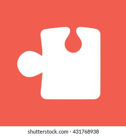 Puzzle icon vector illustration