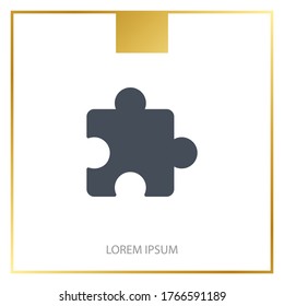 Puzzle-Symbol Vektorgrafik EPS10.