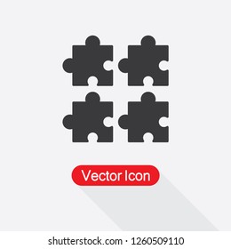 Puzzle Icon Vector Illustration Eps10