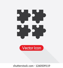 Puzzle Icon Vector Illustration Eps10
