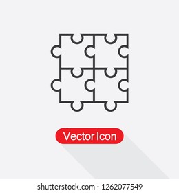 Puzzle Icon Vector Illustration Eps10