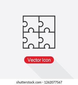 Puzzle Icon Vector Illustration Eps10