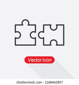 Puzzle Icon Vector Illustration Eps10