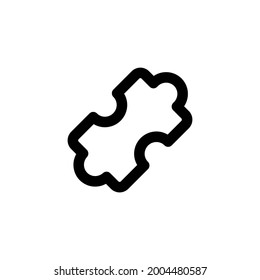 puzzle icon and  Vector illustration isolated on a white background. Premium quality for mobile apps, user interface, presentation, and website. pixel perfect icon