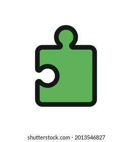 Puzzle icon vector illustration logo template for many purpose.