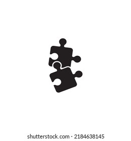 Puzzle icon. vector illustration logo design