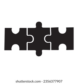 Puzzle icon vector illustration symbol design