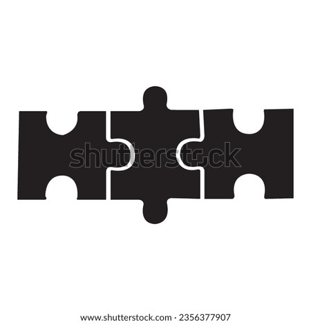 Puzzle icon vector illustration symbol design