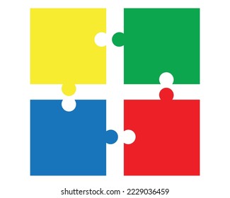 vector de icono de rompecabezas sobre fondo aislado blanco