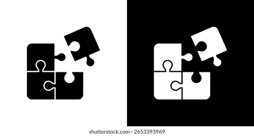 Puzzle icon Vector scalable graphics