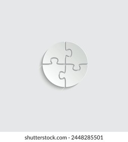 puzzle icon vector puzzle sign 