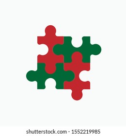 
Puzzle Icon - Vector, Sign and Symbol for Design, Presentation, Website or Apps Elements.