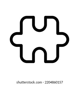 Puzzle Icon Vector Symbol Design Illustration