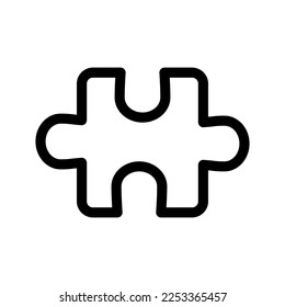 Puzzle Icon Vector Symbol Design Illustration
