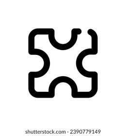 Puzzle-Symbol, Vektorsymbol, Design-Illustration