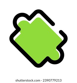 Puzzle-Symbol, Vektorsymbol, Design-Illustration