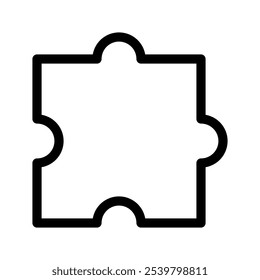 Ilustración de diseño de símbolo de Vector de icono de rompecabezas