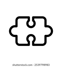 Ilustración de diseño de símbolo de Vector de icono de rompecabezas