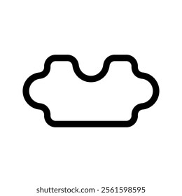 Puzzle Icon Vector Symbol Design Illustration