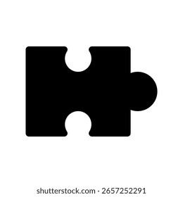 Ilustração de design de símbolo de vetor de ícone de quebra-cabeça