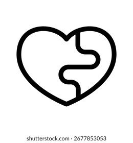 Ilustração de design de símbolo de vetor de ícone de quebra-cabeça