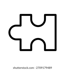 Ilustração de design de símbolo de vetor de ícone de quebra-cabeça