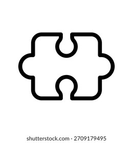 Puzzle Icon Vector Symbol Design Illustration
