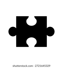 Ilustración de diseño de símbolo de Vector de icono de rompecabezas