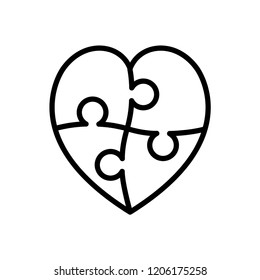 puzzle icon vector template trendy