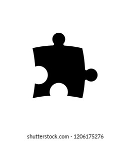 puzzle icon vector template trendy