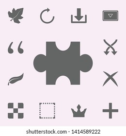 Puzzle icon. web icons universal set for web and mobile