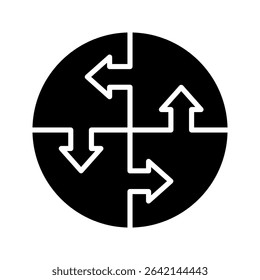 puzzle icon white on background
