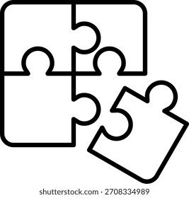 Puzzle Icon For Your Project