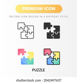 puzzle icon for your website design, logo, app, UI. Vector graphics illustration and editable stroke.