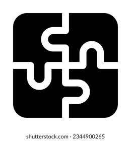 icono del rompecabezas para tu sitio web, móvil, presentación y diseño de logotipo.
