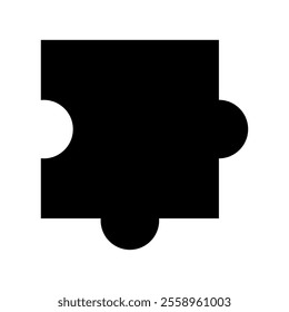 Puzzle illustrated on white background