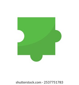 Puzzle ilustrado en Vector sobre fondo
