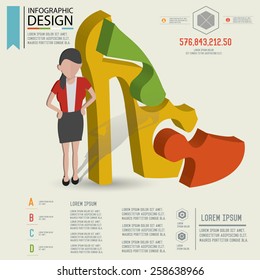 Puzzle info graphic design,Three dimension design,clean vector