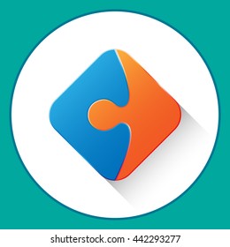 puzzle, info graphic, vector illustration,