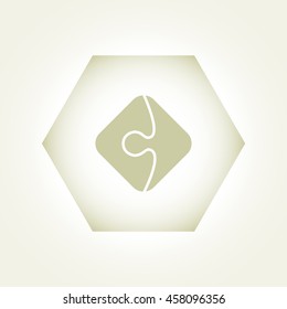 puzzle, info graphic, vector illustration,