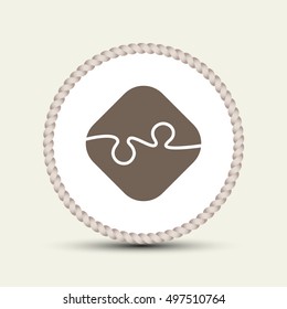 puzzle, info graphic, vector illustration,