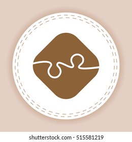 puzzle, info graphic, vector illustration,