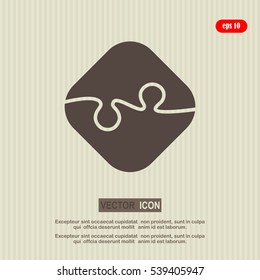 puzzle, info graphic, vector illustration,